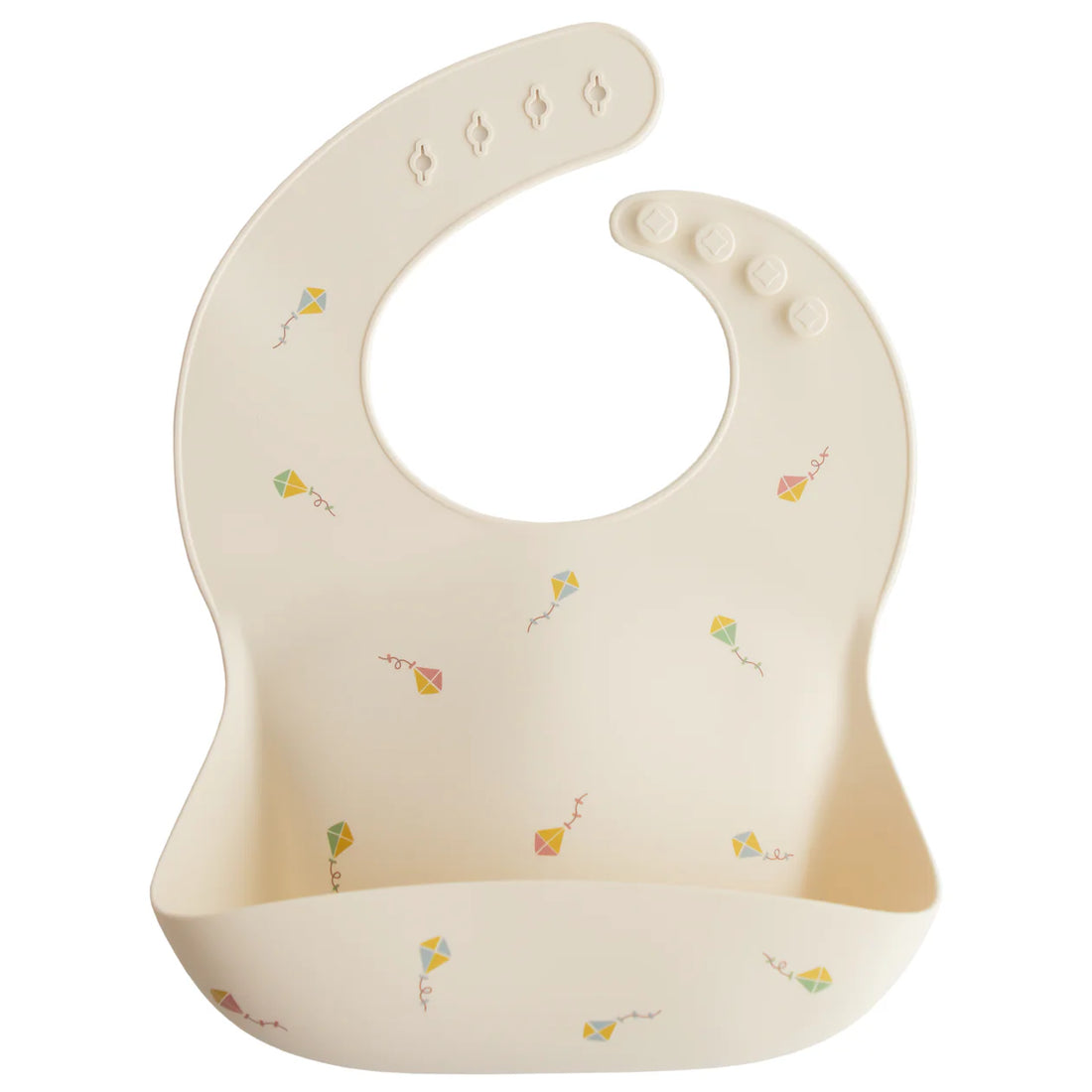 Mushie - Silicone bib - vliegers