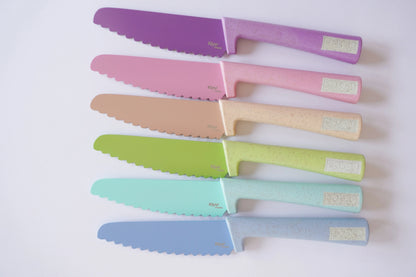 KLYV Classic Kinderkeukenmes – Limoengroen 🔪💚