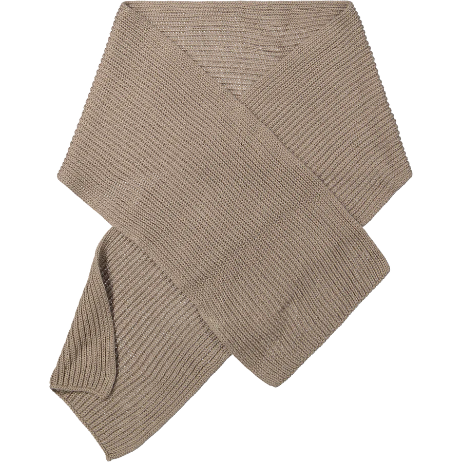 Knitted scarf | Brown