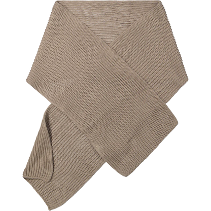 Knitted scarf | Brown