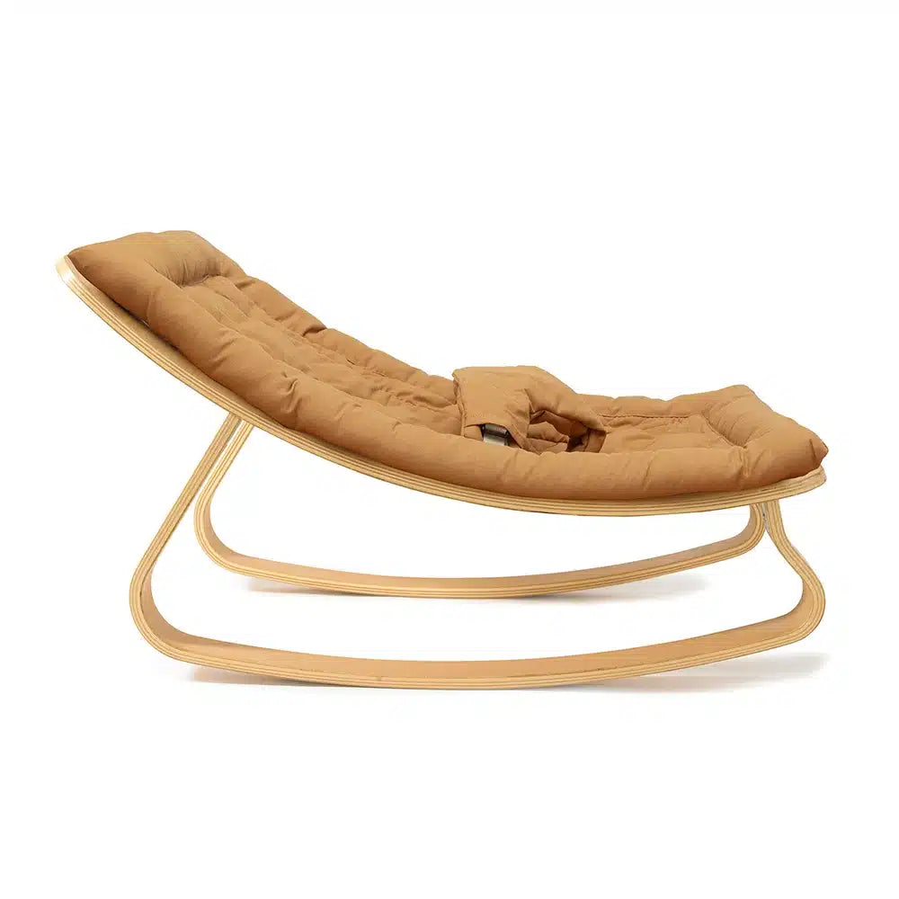Baby rocker Levo beech camel seat