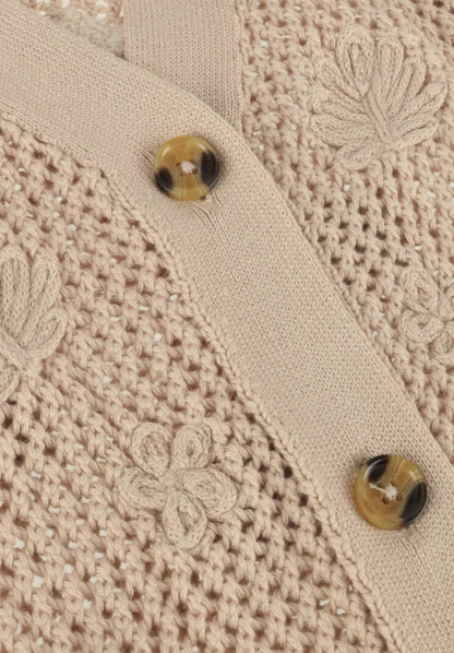 Baje - sia, Gilet knit rose salmon