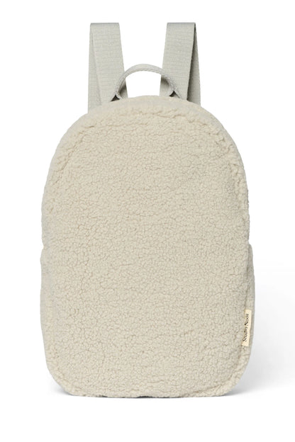 light grey mini-chunky backpack