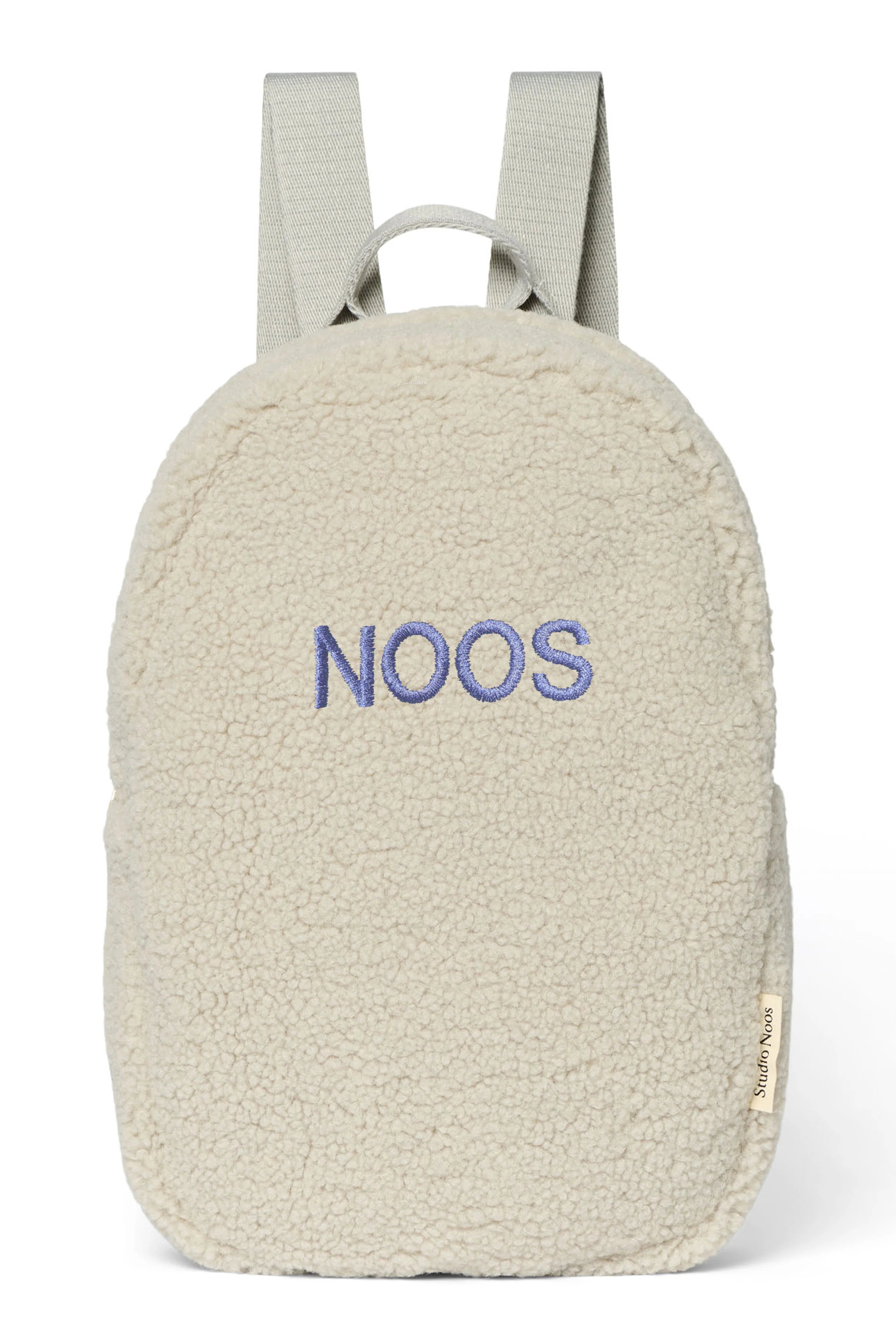light grey mini-chunky backpack