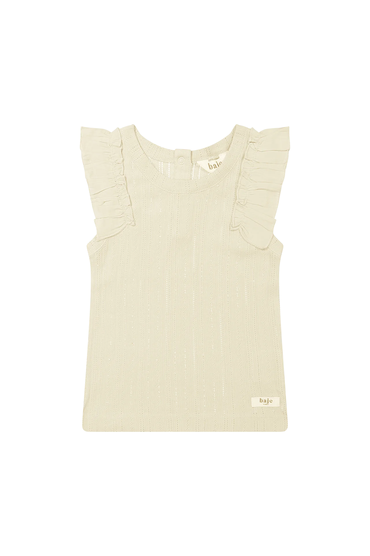 Baje - Lima, Singlet ajour creme oat