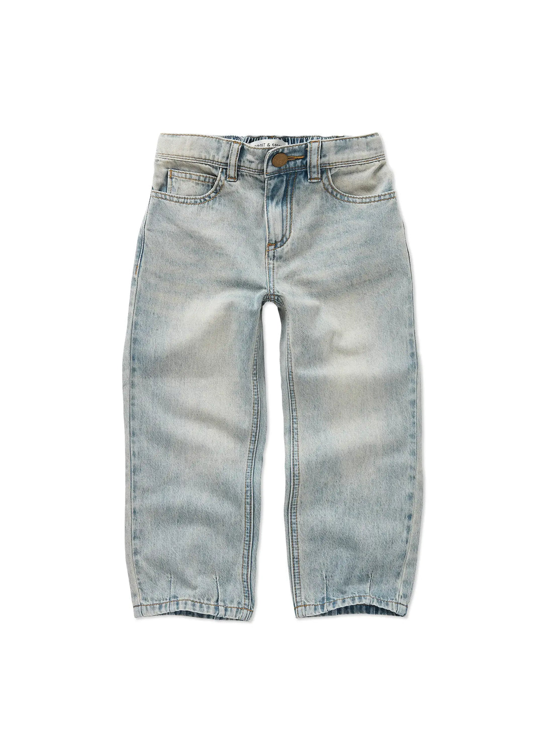 Loose denim pants blue
