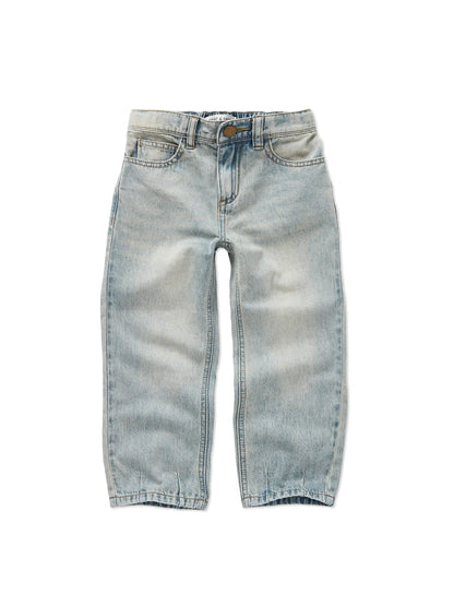 Loose denim pants blue