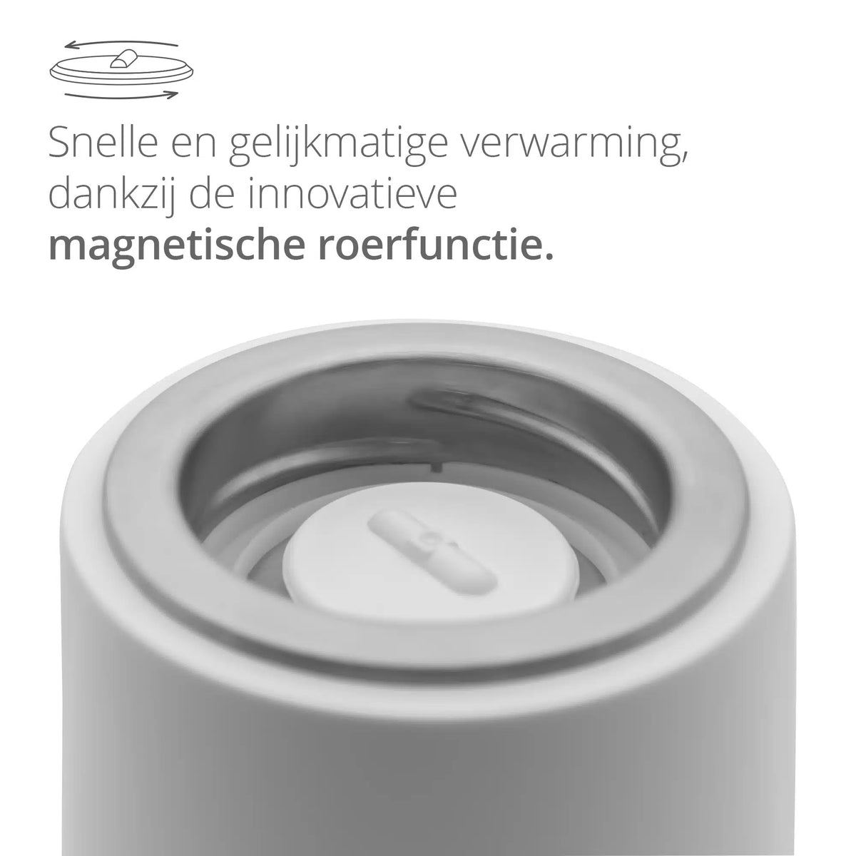 LUVION® Portable Bottle Warmer Ultra Pro White