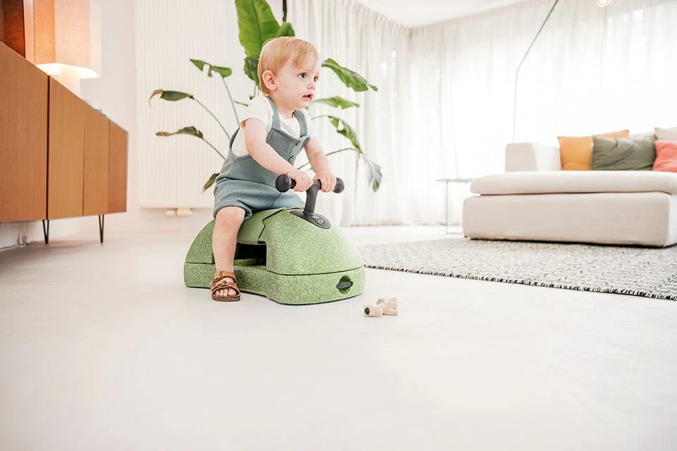 Scoot and Ride My First Rose 3-in-1 Loopwagen - olive