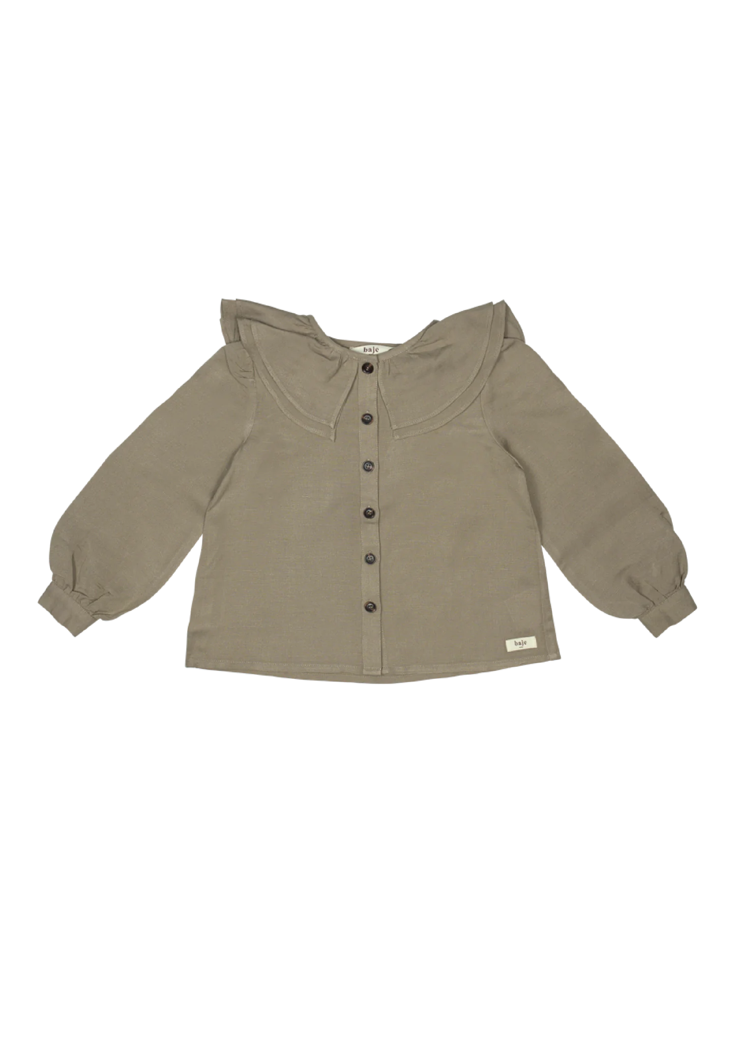 Baje - blouse Maida taupe LAATSTE STUK! 134/140