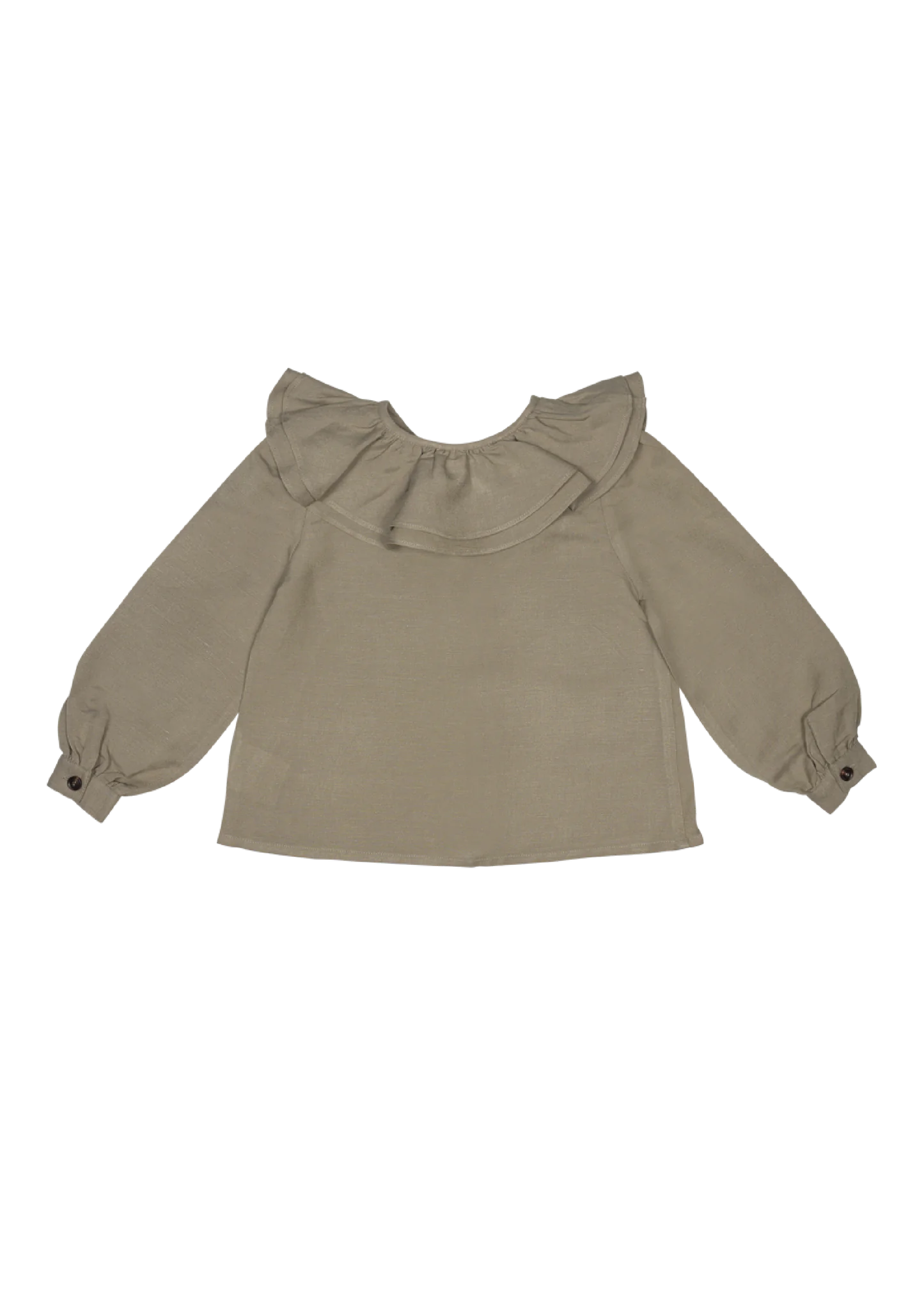 Baje - blouse Maida taupe LAATSTE STUK! 134/140