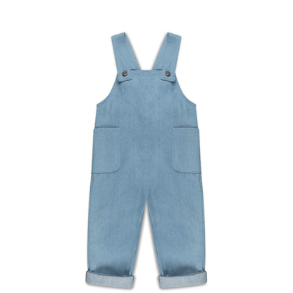 The Nicky - Light Blue Denim Dungarees