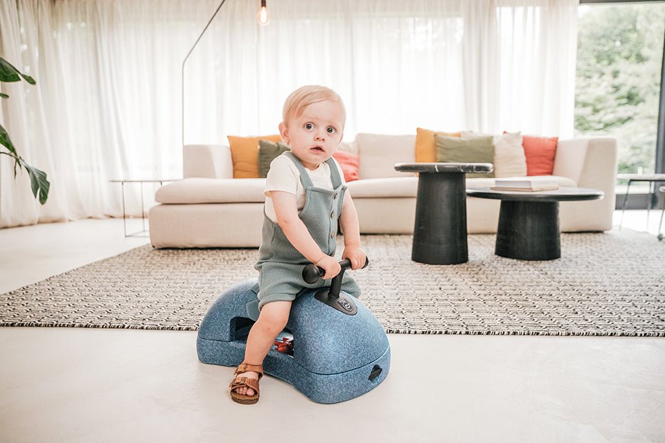 Scoot and Ride My First Rose 3-in-1 Loopwagen - blauw