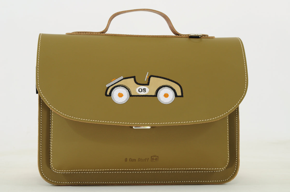 Own Stuff kleuterboekentas Car Moss