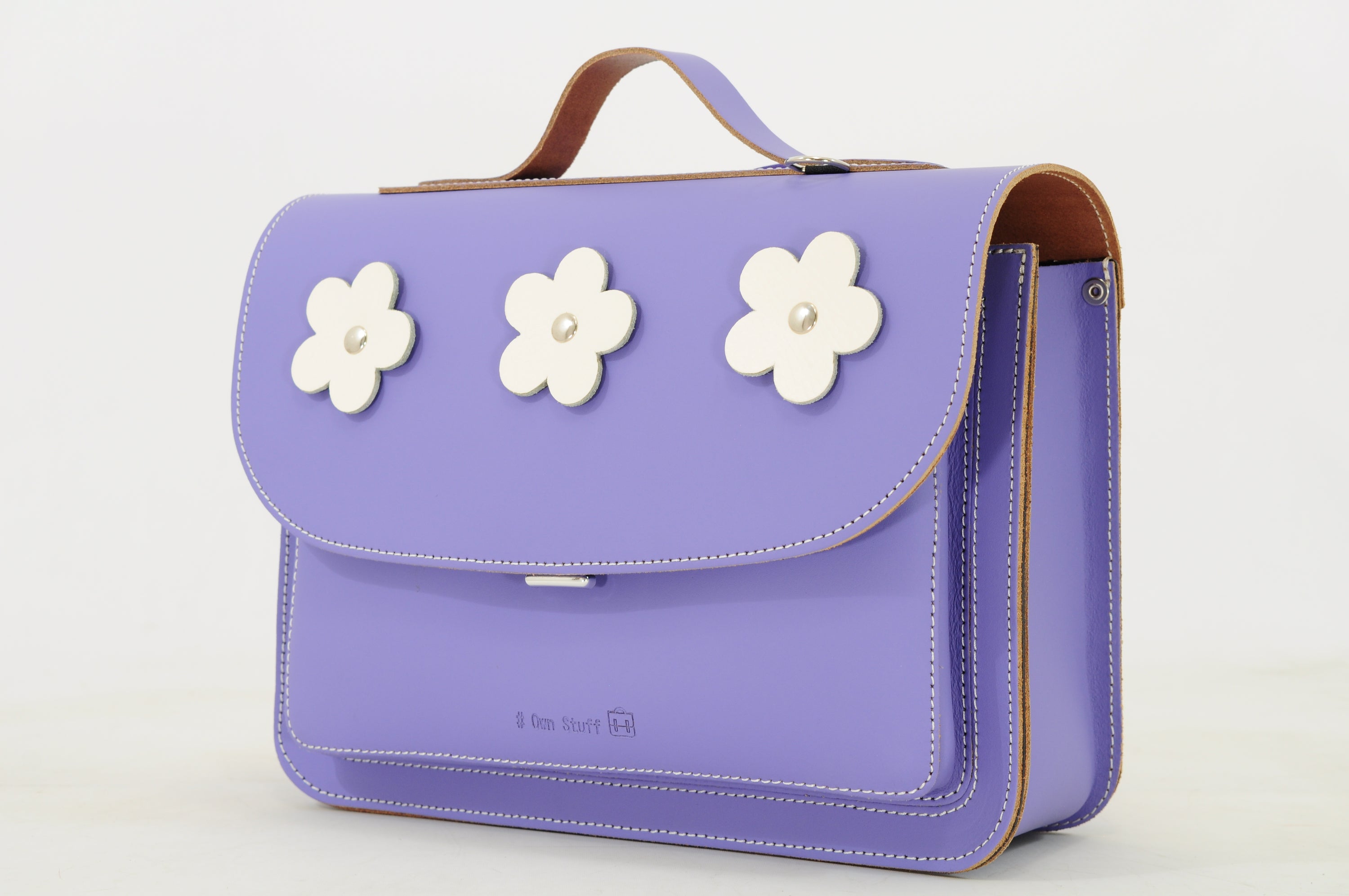 Own Stuff kleuterboekentas Flowers lila