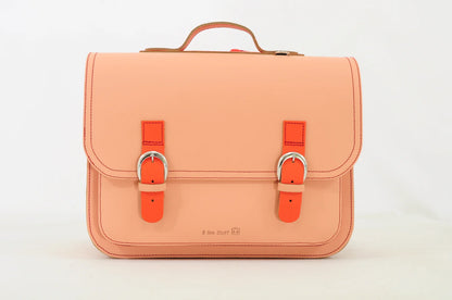 Own Stuff boekentas lagere school Classic Bi Color Peach - Strawberry