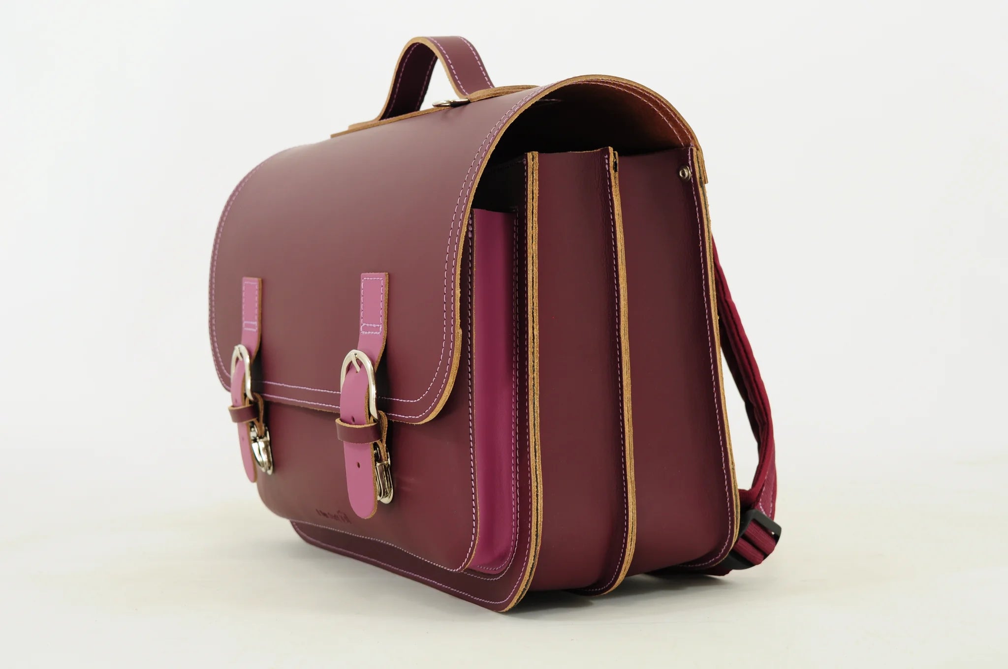 Own Stuff boekentas lagere school Aubergin plum