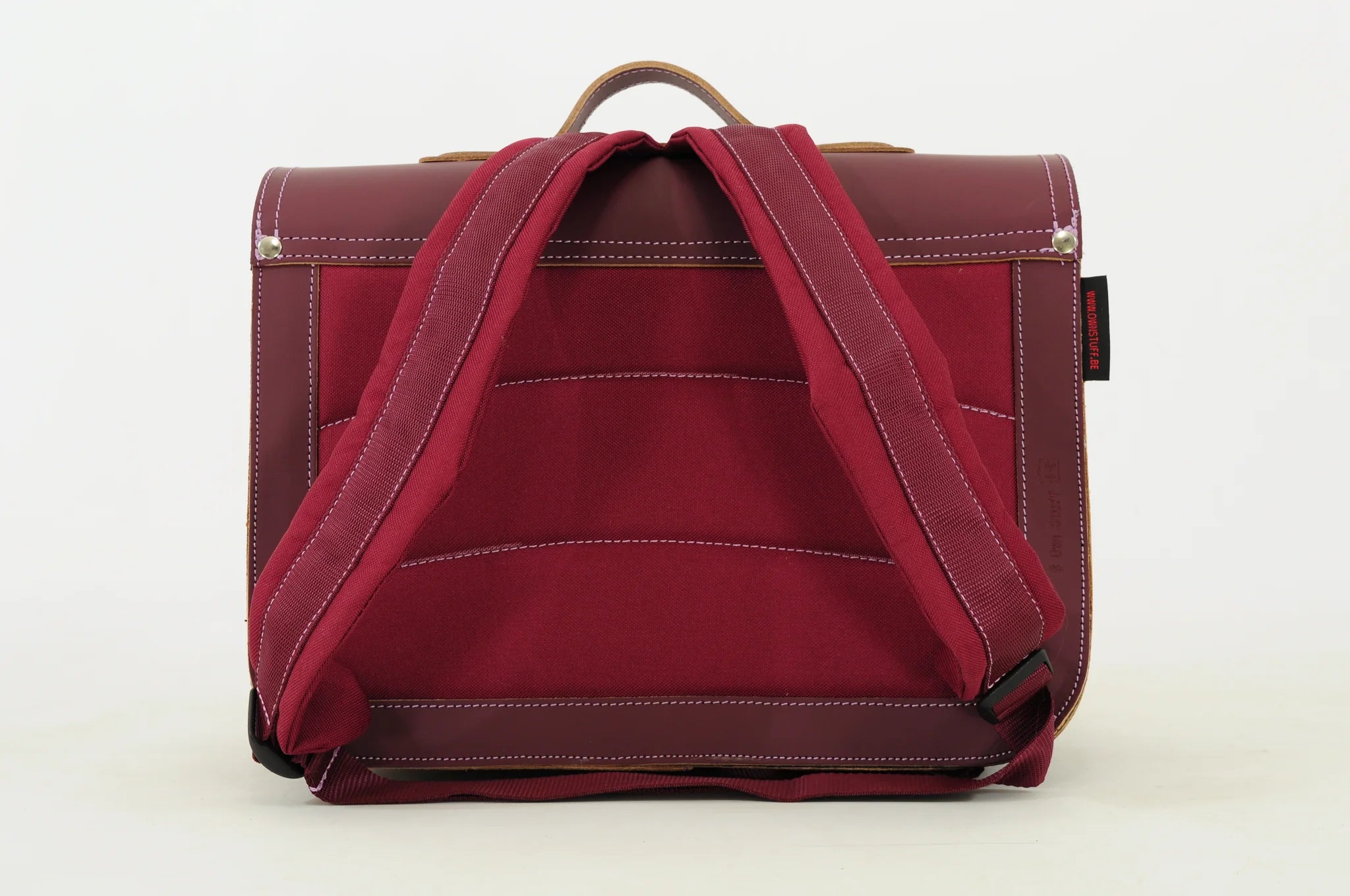 Own Stuff boekentas lagere school Aubergin plum
