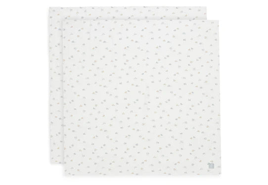 Swaddle Muslin Large 115x115cm - On The Go - 2 stuks