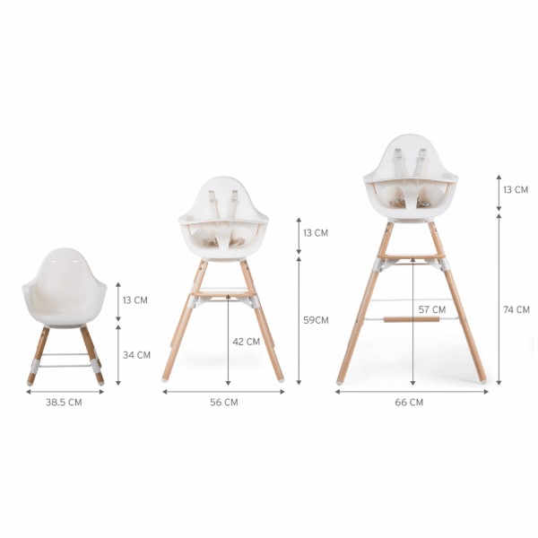 Evolu one 80 kinderstoel met draaifunctie
