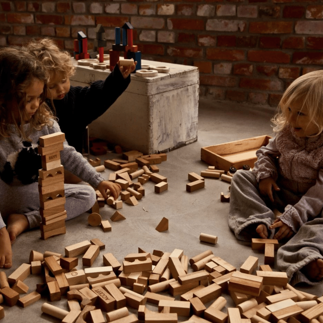 Set houten blokken