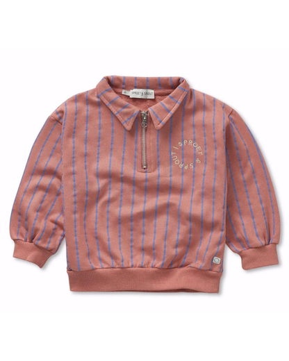 SWEATSHIRT COLLAR ZIP