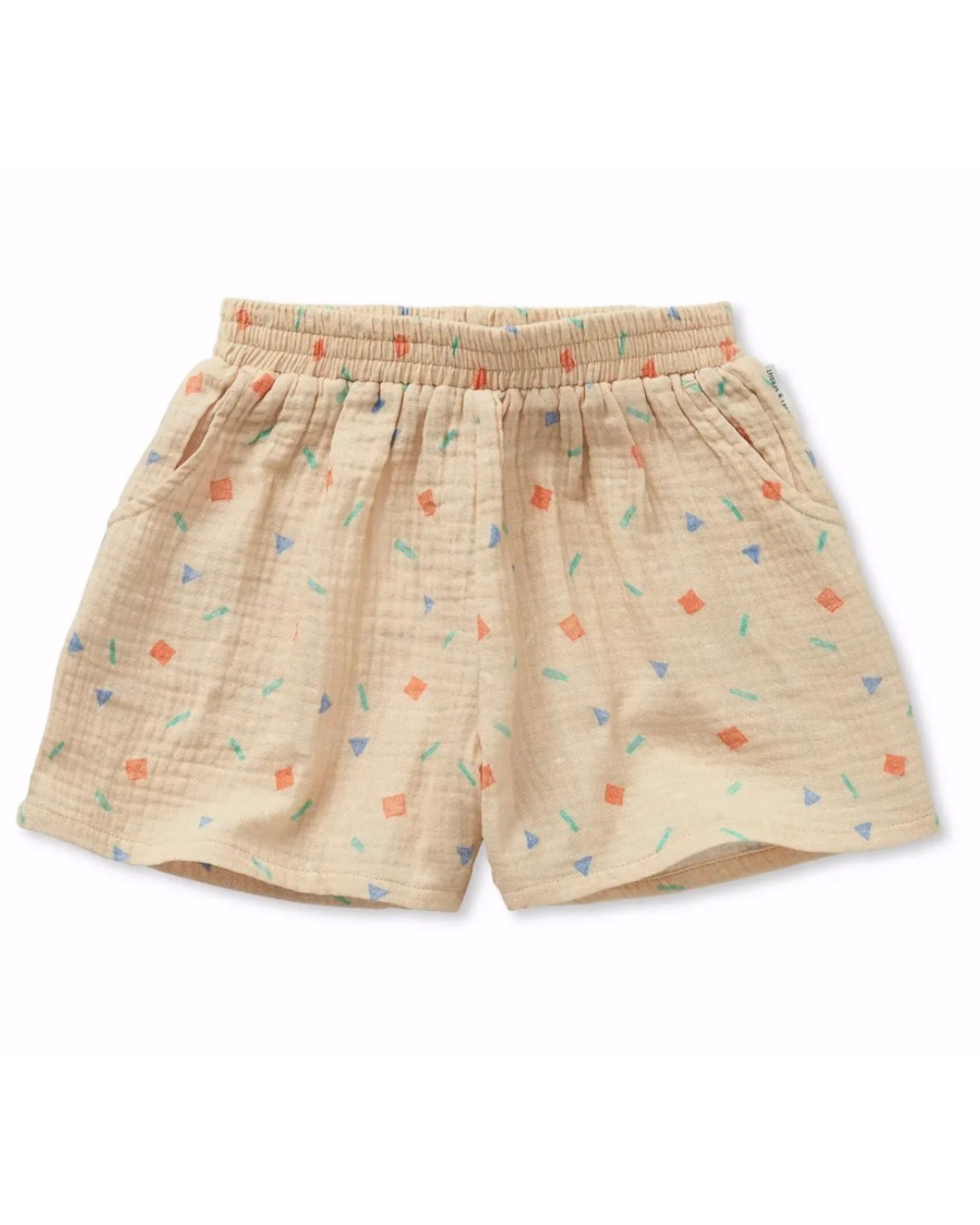 MUSLIN SHORTS SPRINKLE PRINT