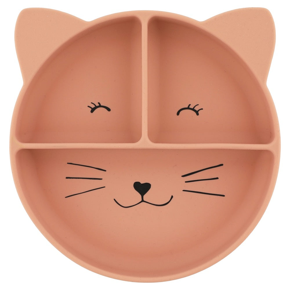 Siliconen verdeelde suction plate - Mrs. Cat