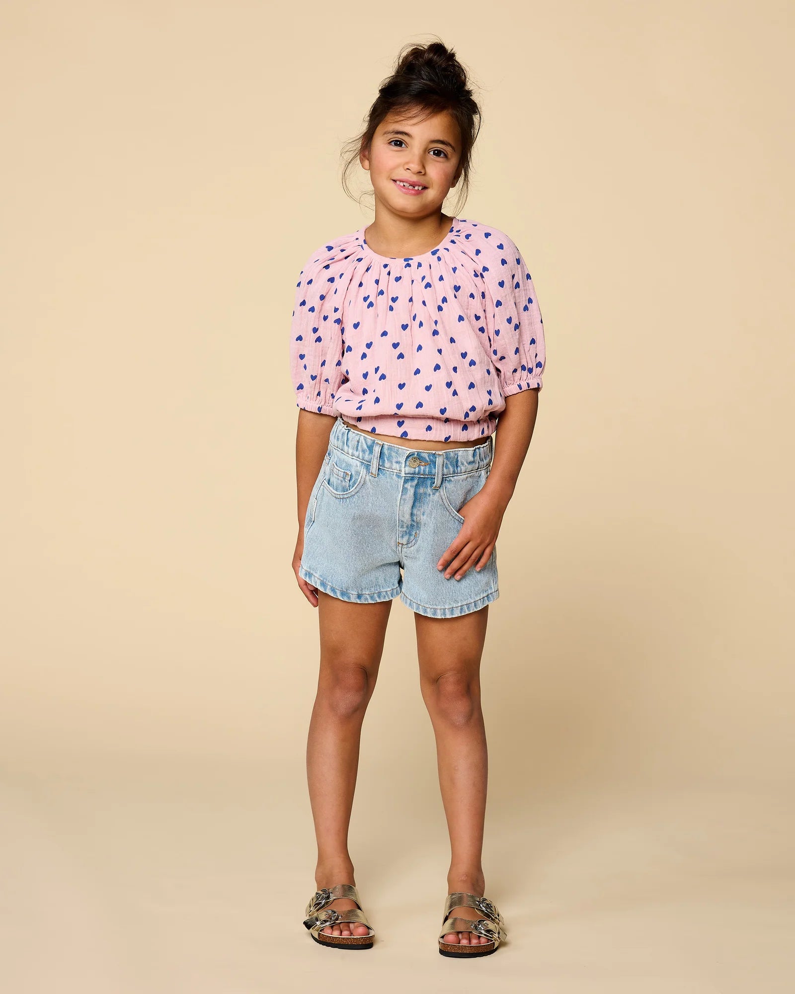 Jeans Short | Pale Light Blue