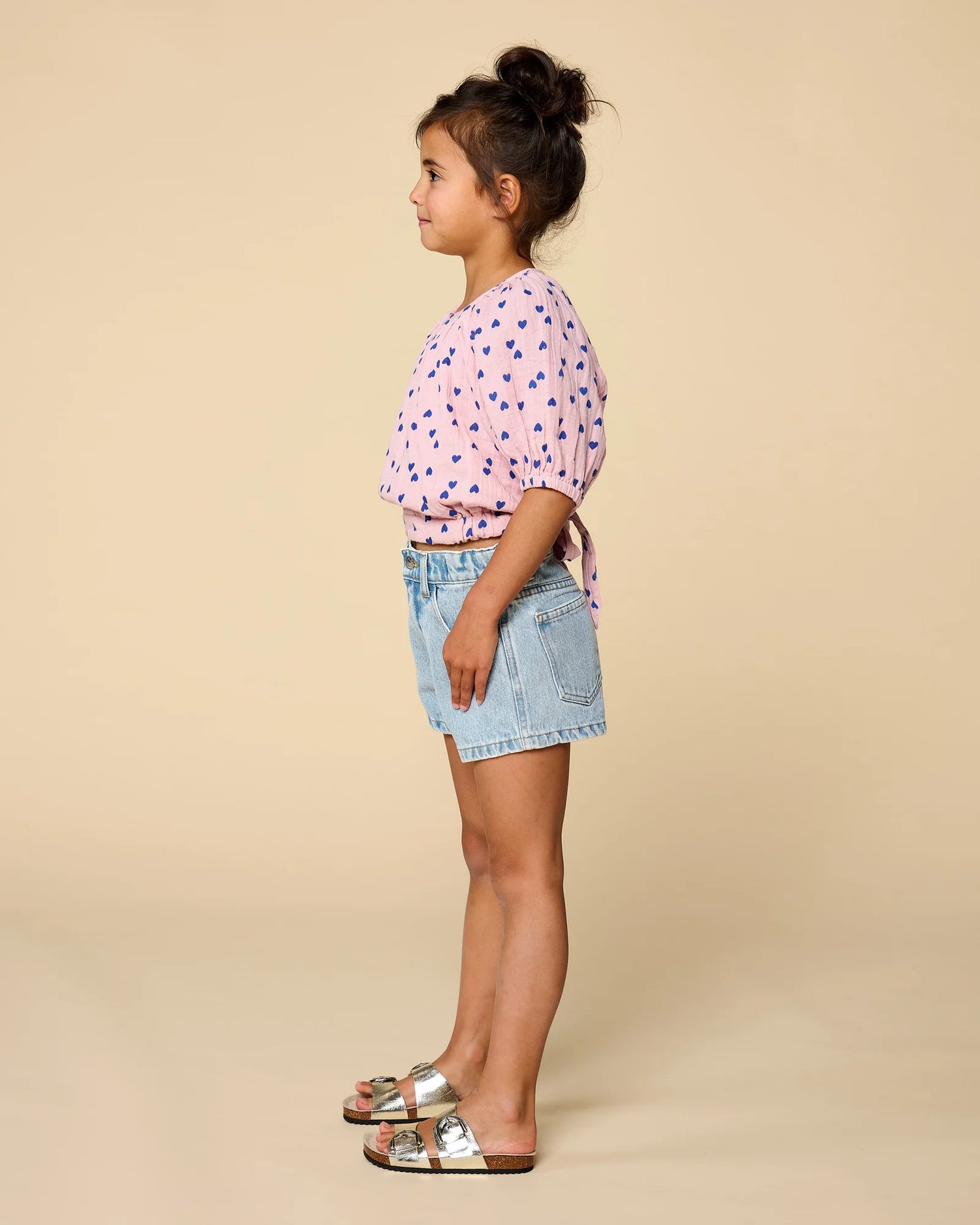 Jeans Short | Pale Light Blue