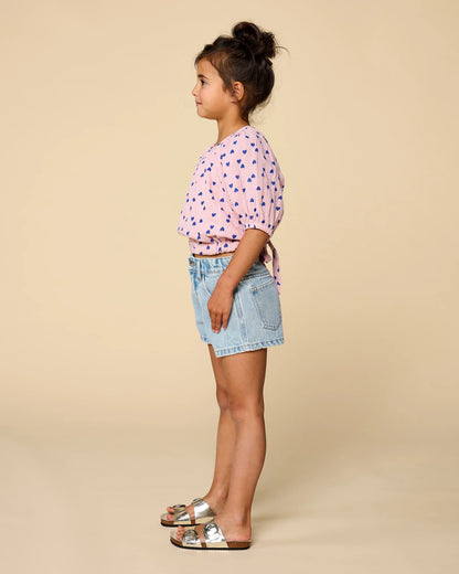 Jeans Short | Pale Light Blue