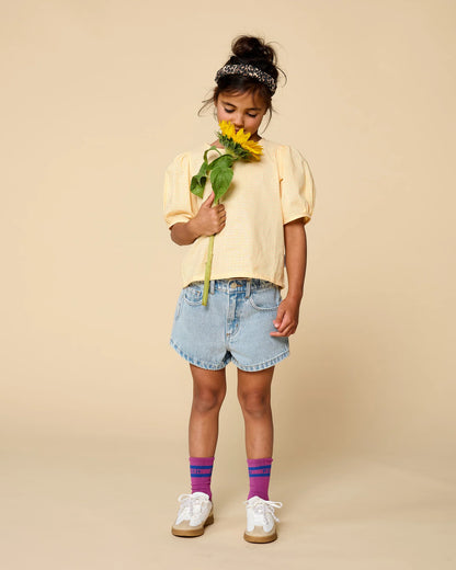 Jeans Short | Pale Light Blue