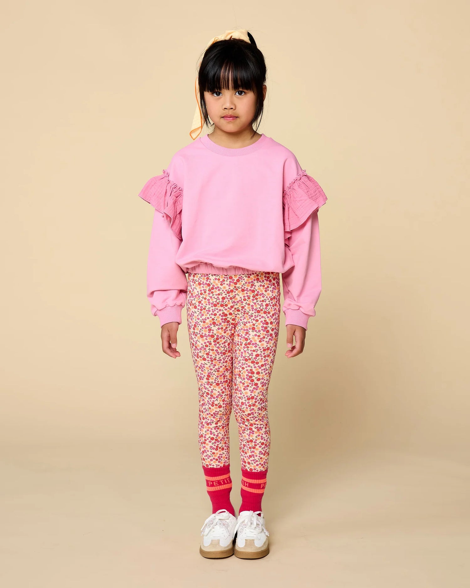 Sweater Ruffles  | Cashmere Rose