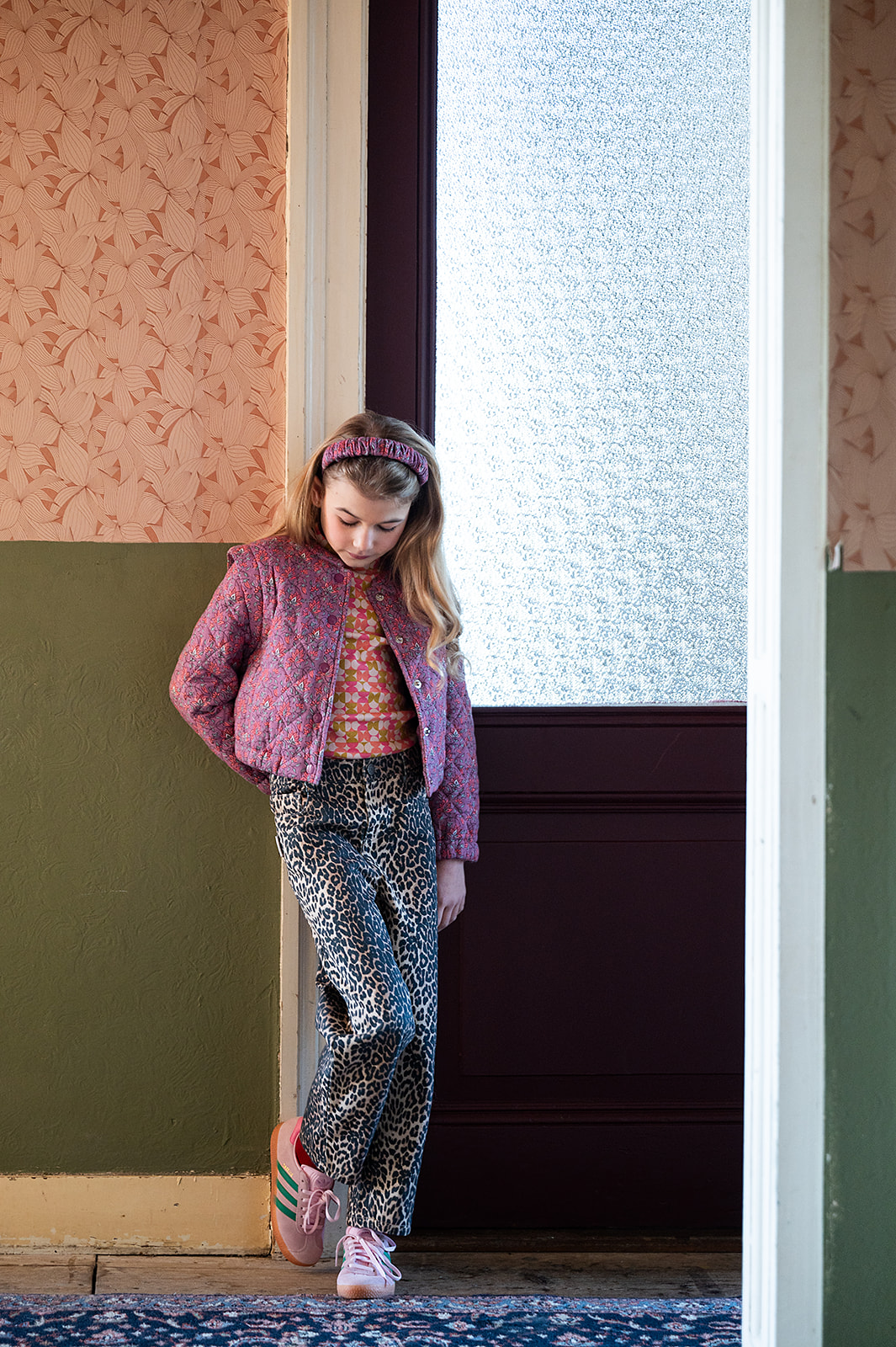 Ballon Fit Jeans  - Leopard AOP