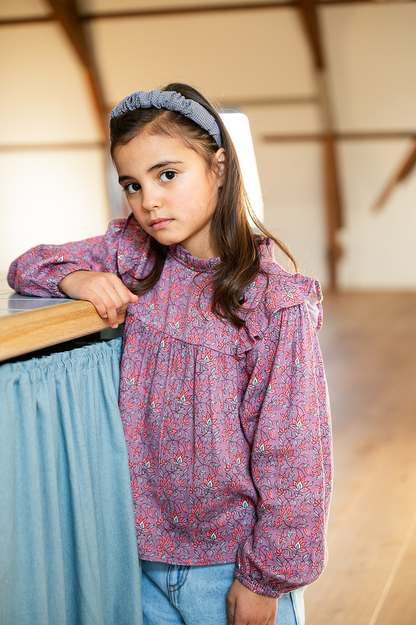 Nina Blouse -  Jaipur Flower AOP