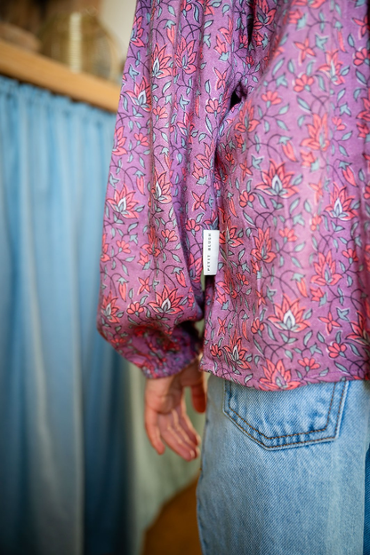Nina Blouse -  Jaipur Flower AOP