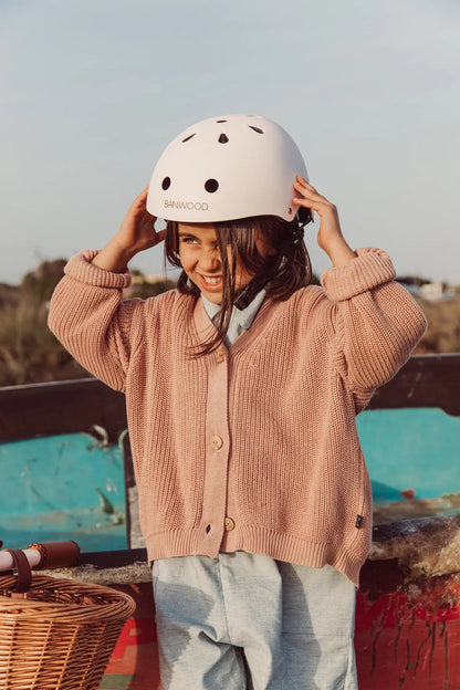 Banwood - Helm - mat roze