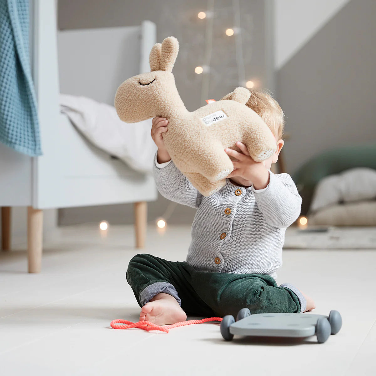 Done by deer - Trekfiguur 2-in-1 speelgoed - Lalee - Zand