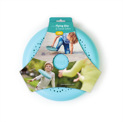 Flying disk - frisbee en zandzeef in 1