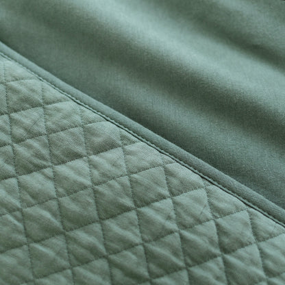 REISPONCHO 9-36m green pady quilted + jersey