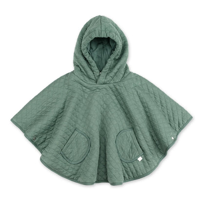 REISPONCHO 9-36m green pady quilted + jersey