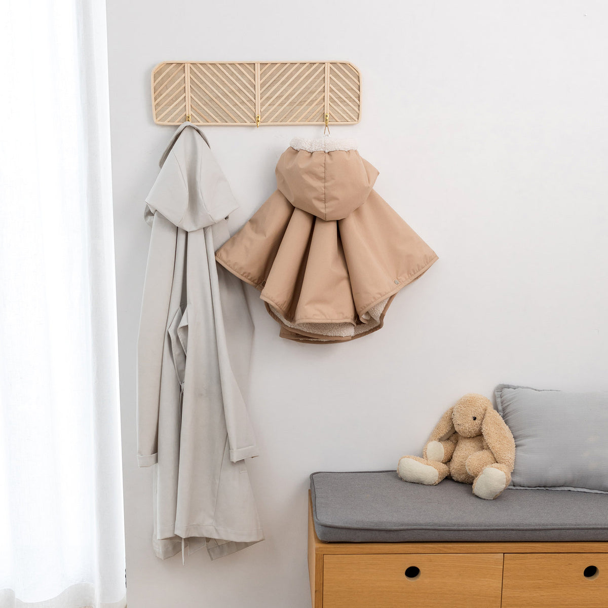 REISPONCHO 9-36m natural waterproof + teddy