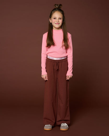 Rib Turtle Neck | Rose