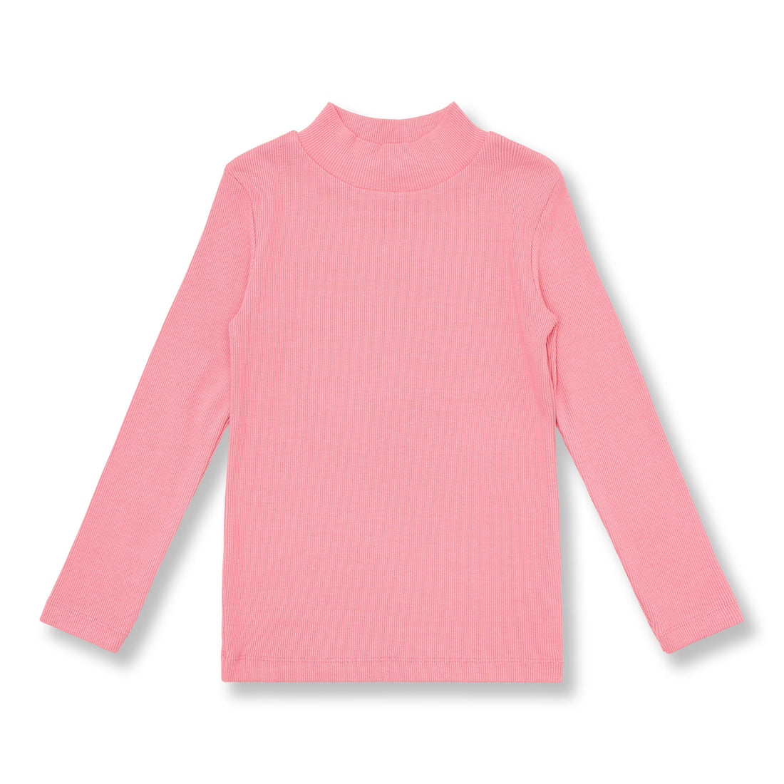 Rib Turtle Neck | Rose