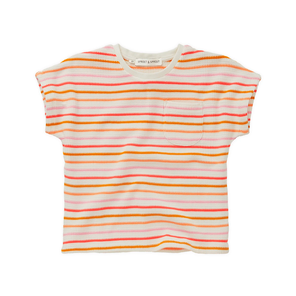 T-SHIRT WAFFLE STRIPES
