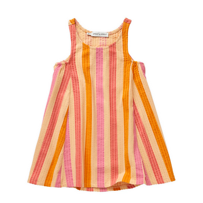 SLEEVELESS DRESS STRIPES