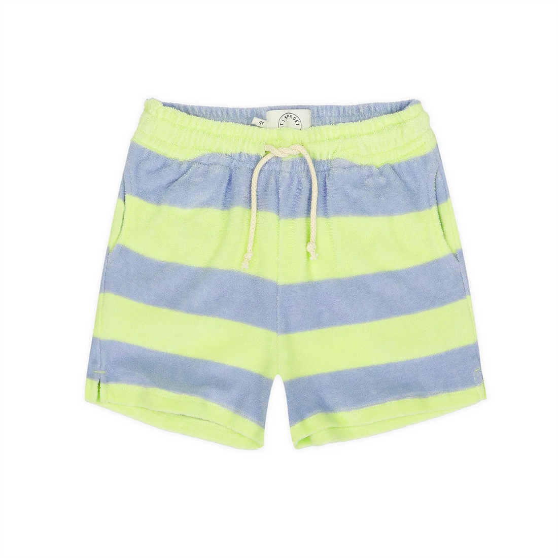 TERRY STRIPES SHORTS