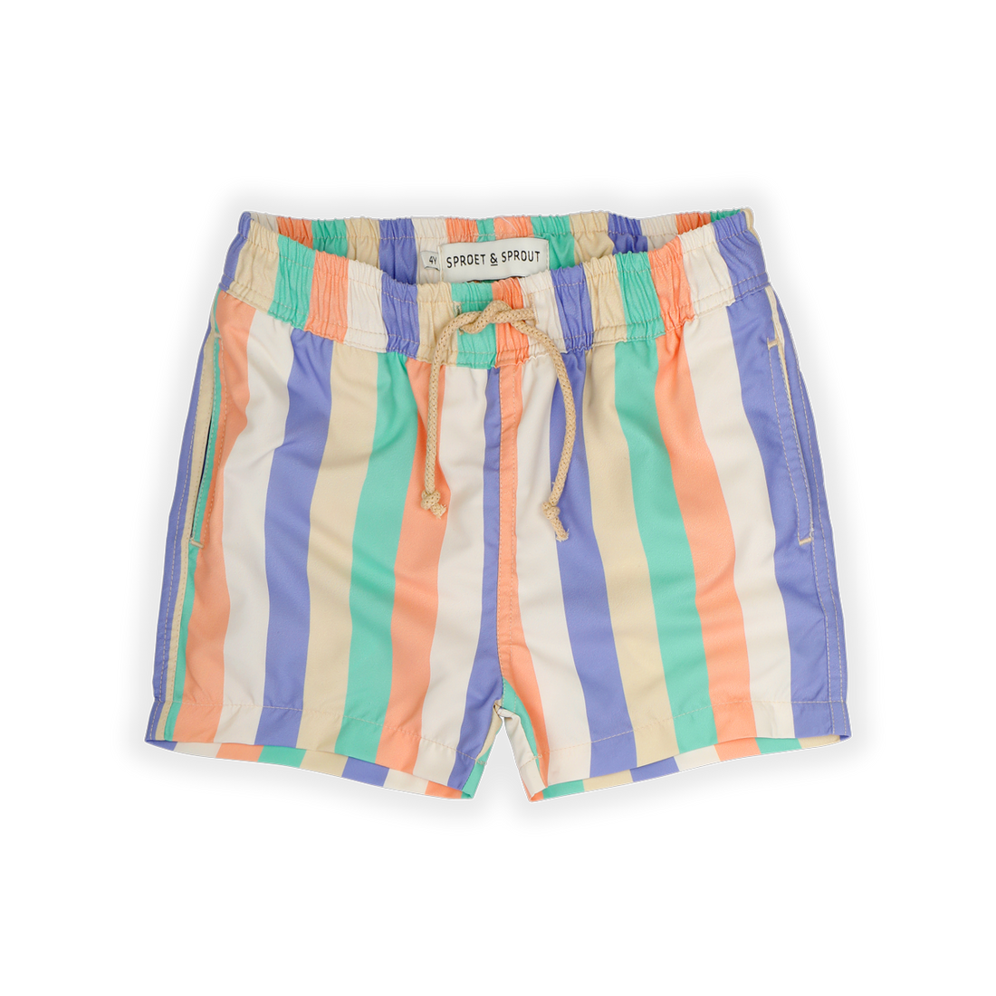 SWIM SHORTS MULTI COLOUR STRIPES