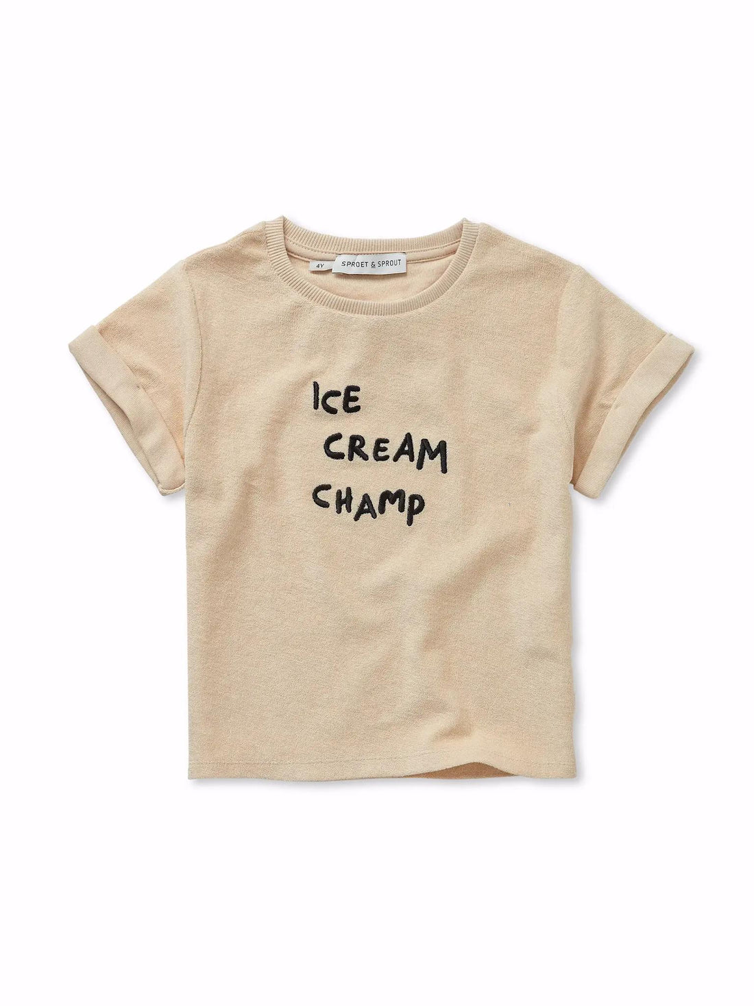 TERRY T-SHIRT ICE CREAM CHAMP