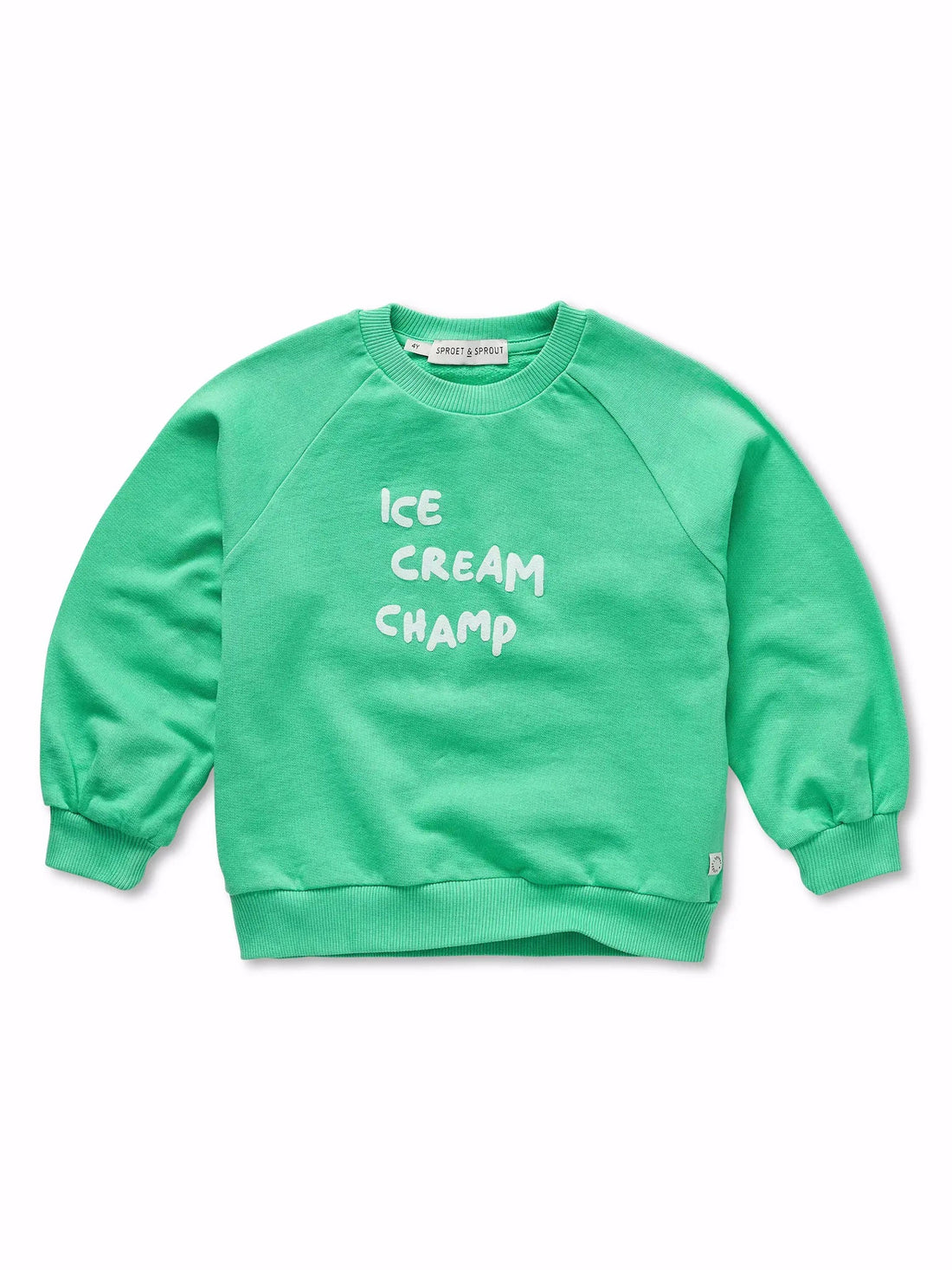 RAGLAN SWEATSHIRT ICE CREAM CHAMP